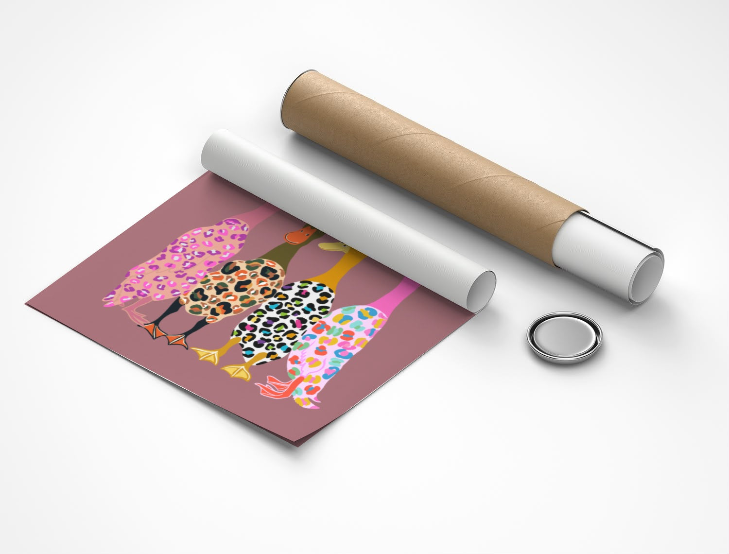 Rolled poster