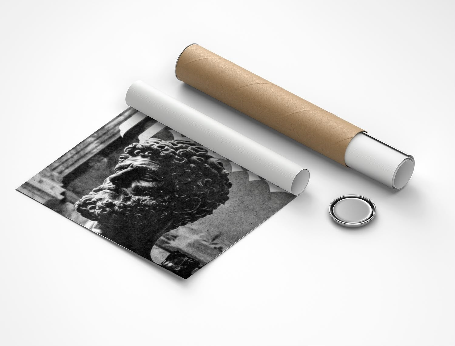 Rolled poster