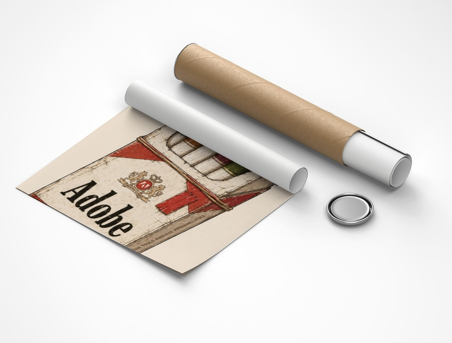 Rolled poster