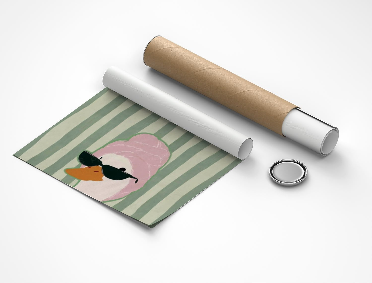 Rolled poster
