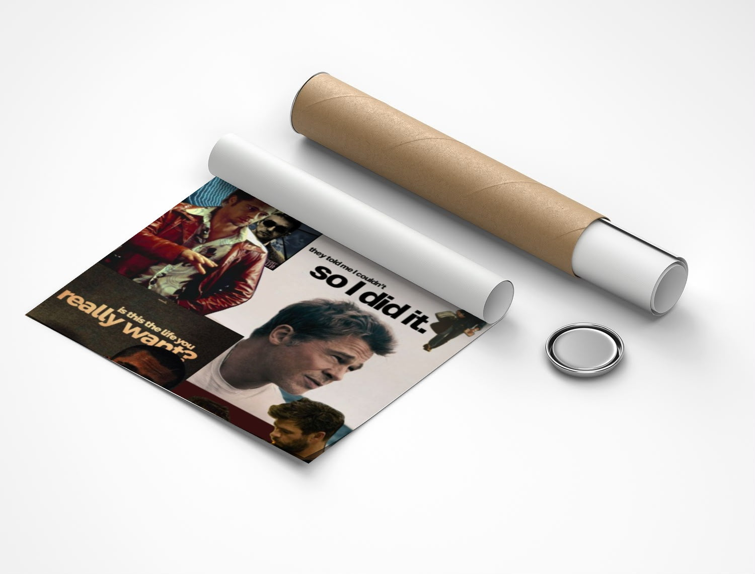 Rolled poster