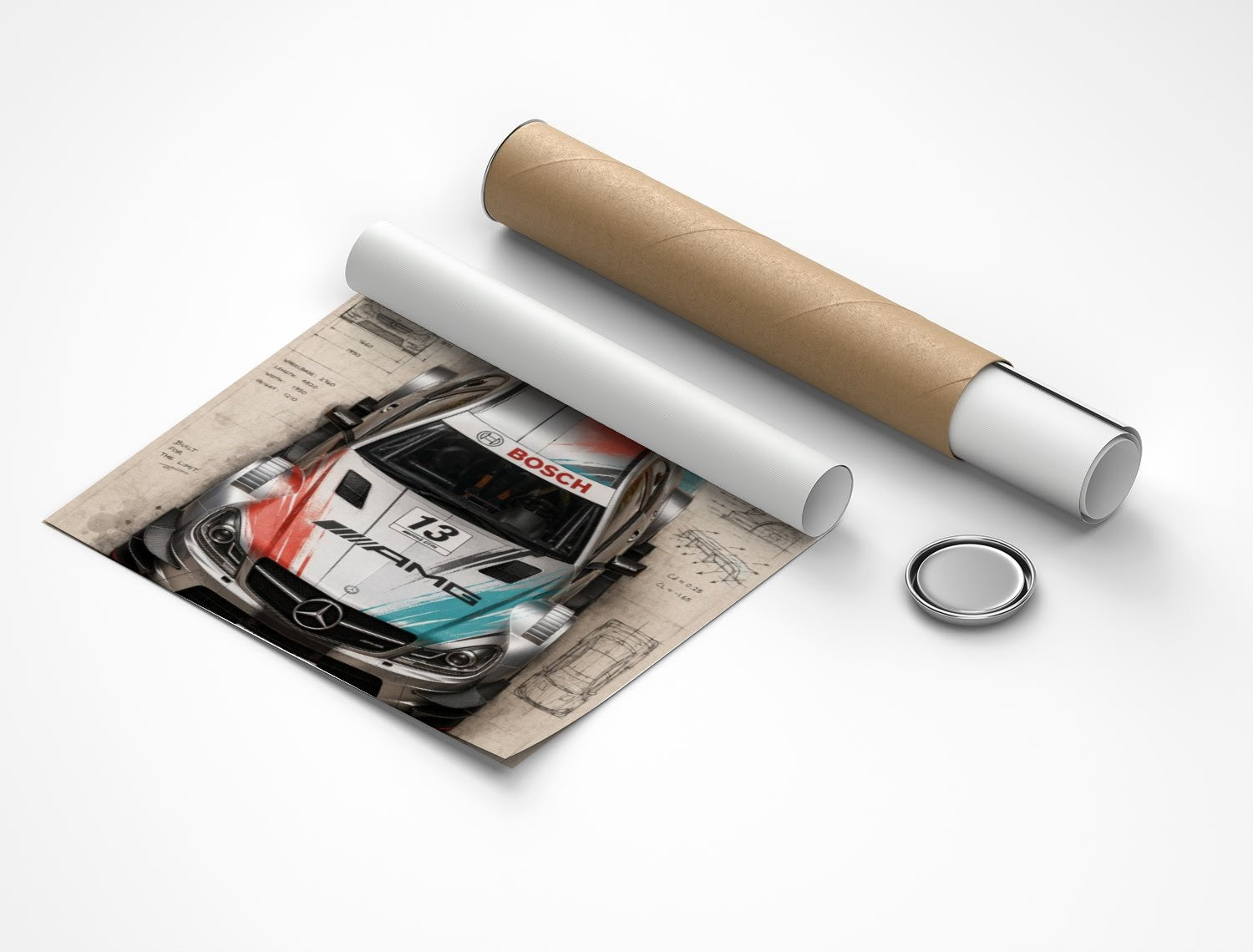 Rolled poster