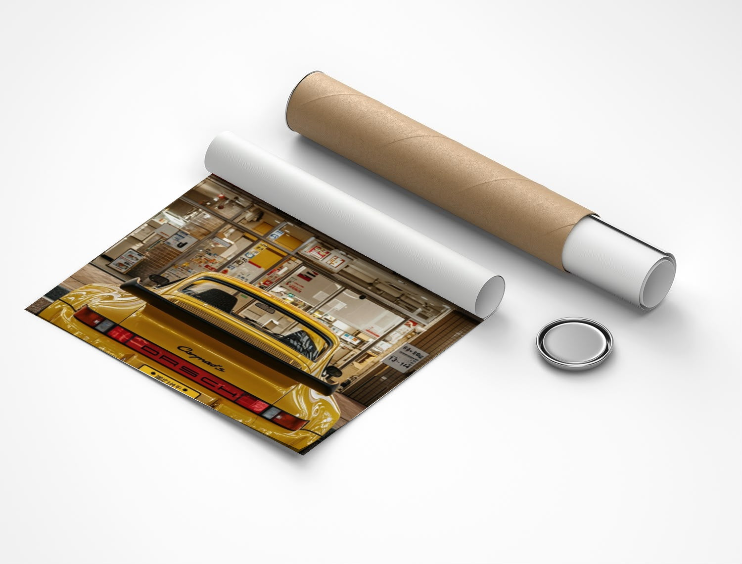 Rolled poster