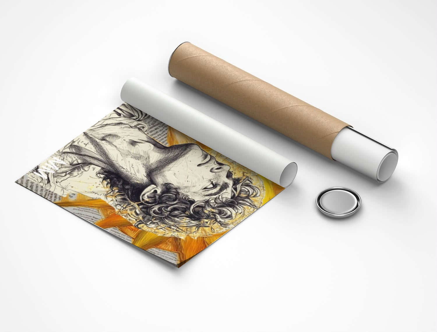 Rolled poster