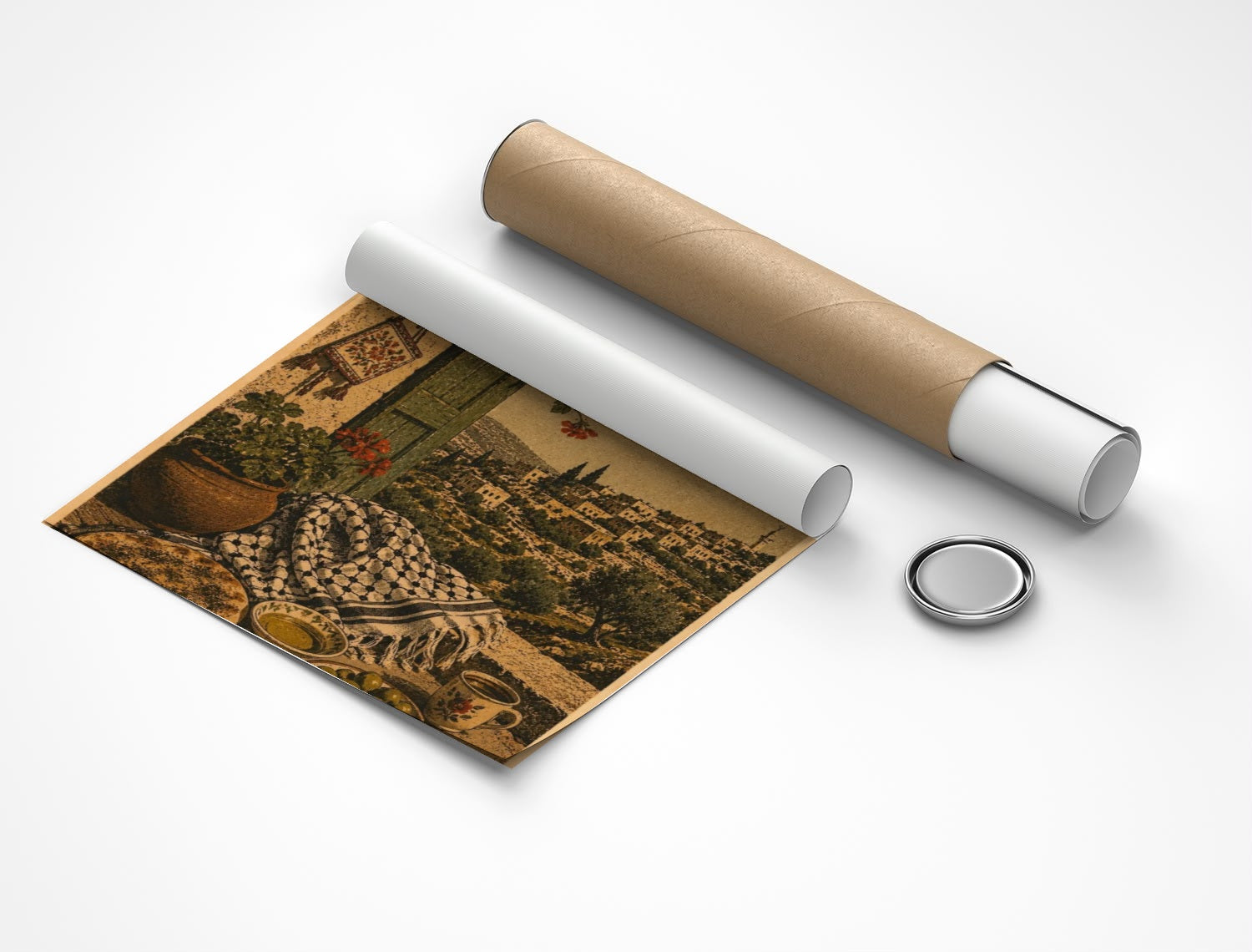 Rolled poster