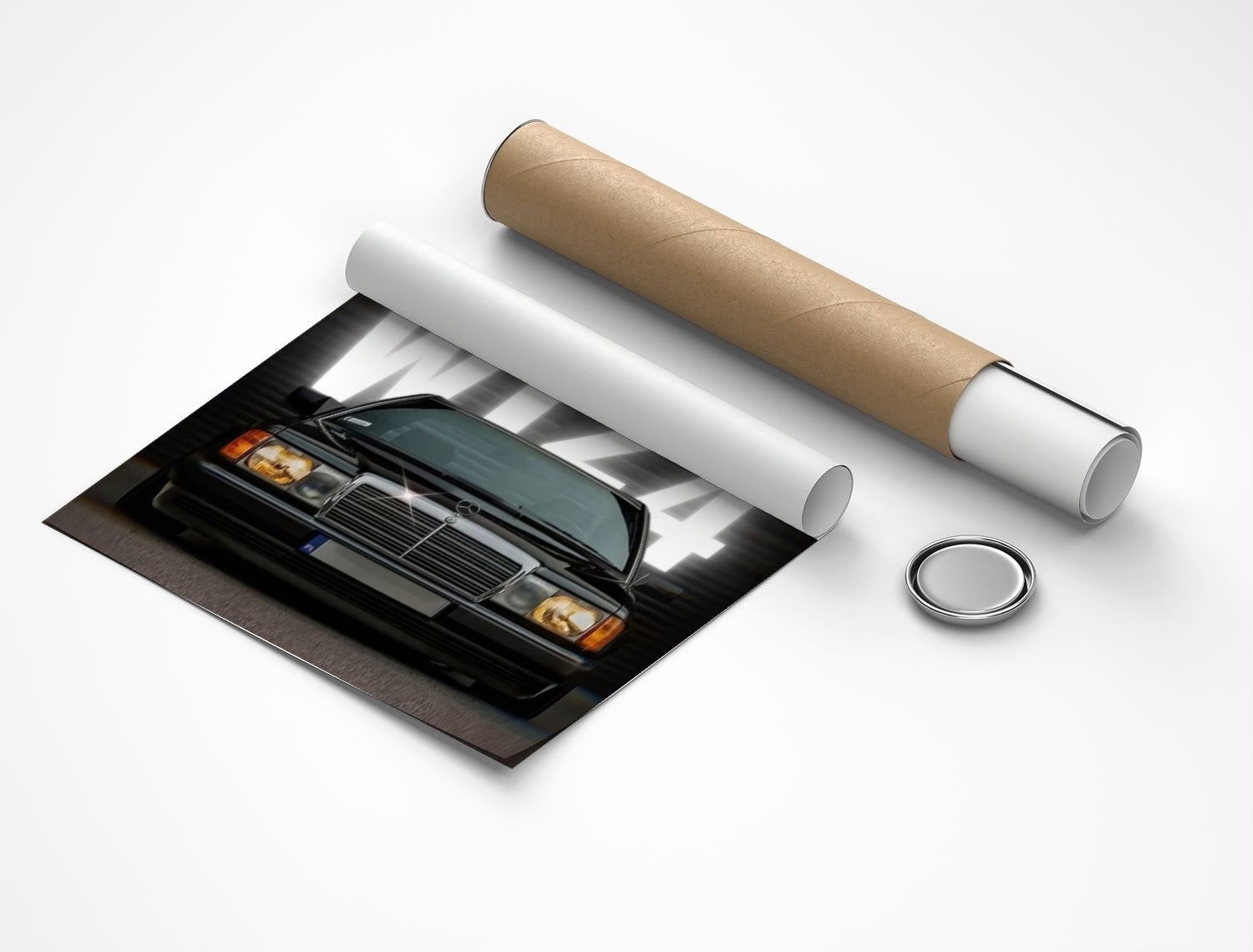 Rolled poster