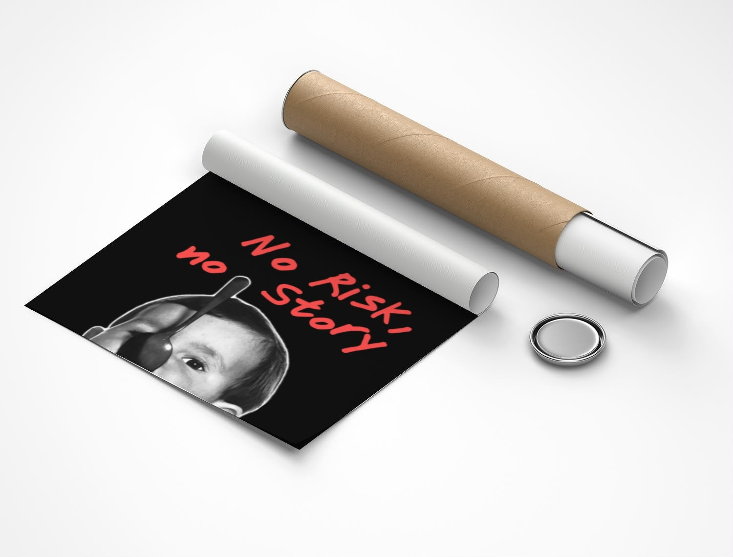 Rolled poster