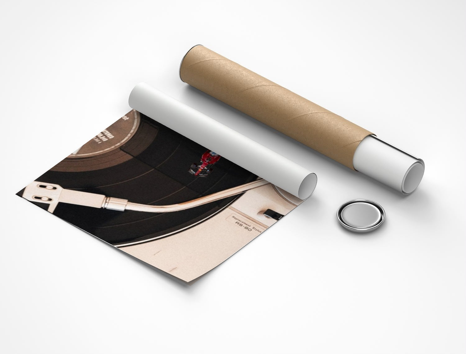 Rolled poster