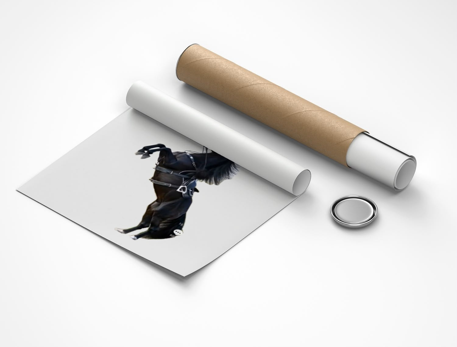 Rolled poster