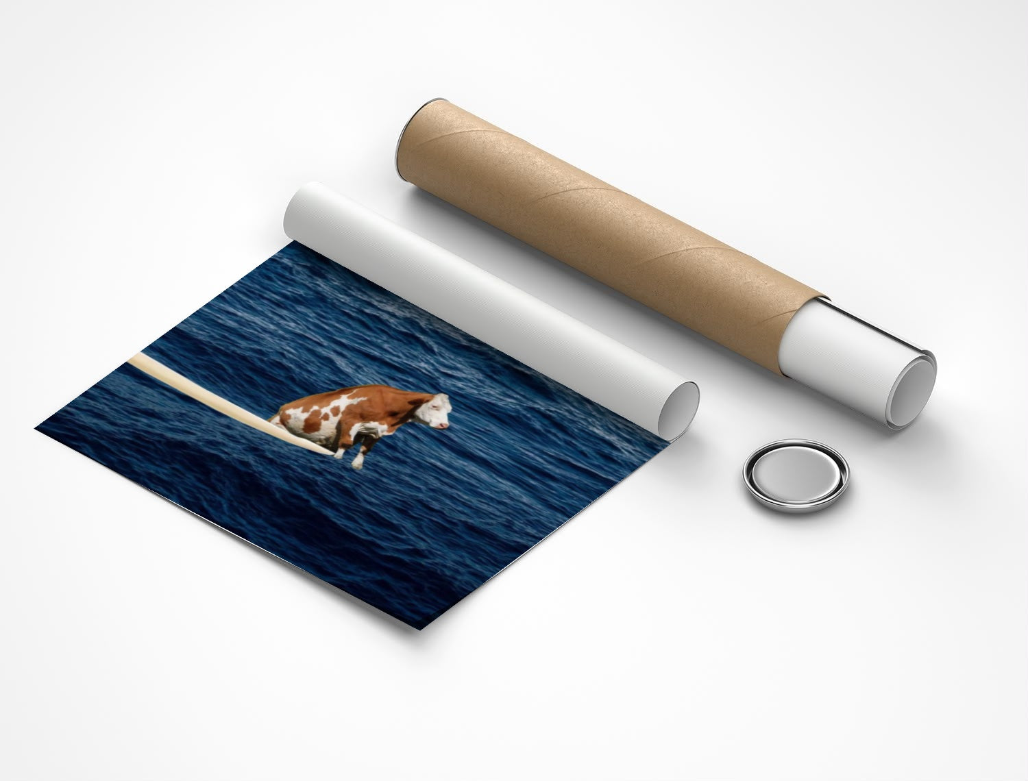 Rolled poster