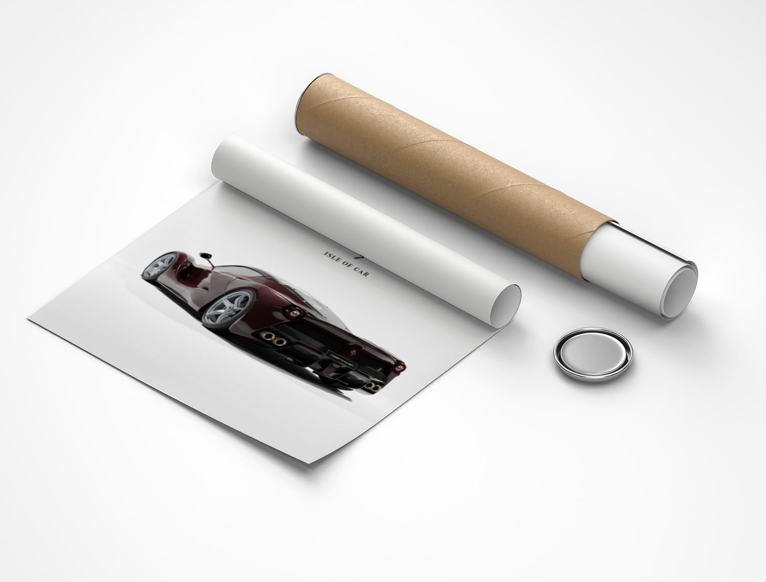 Rolled poster