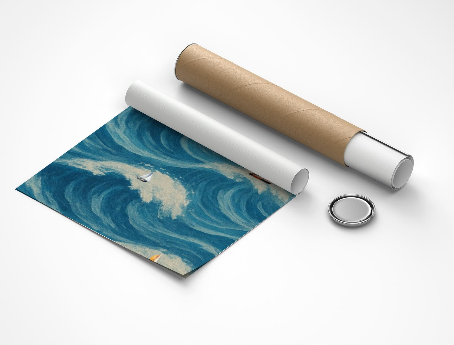 Rolled poster