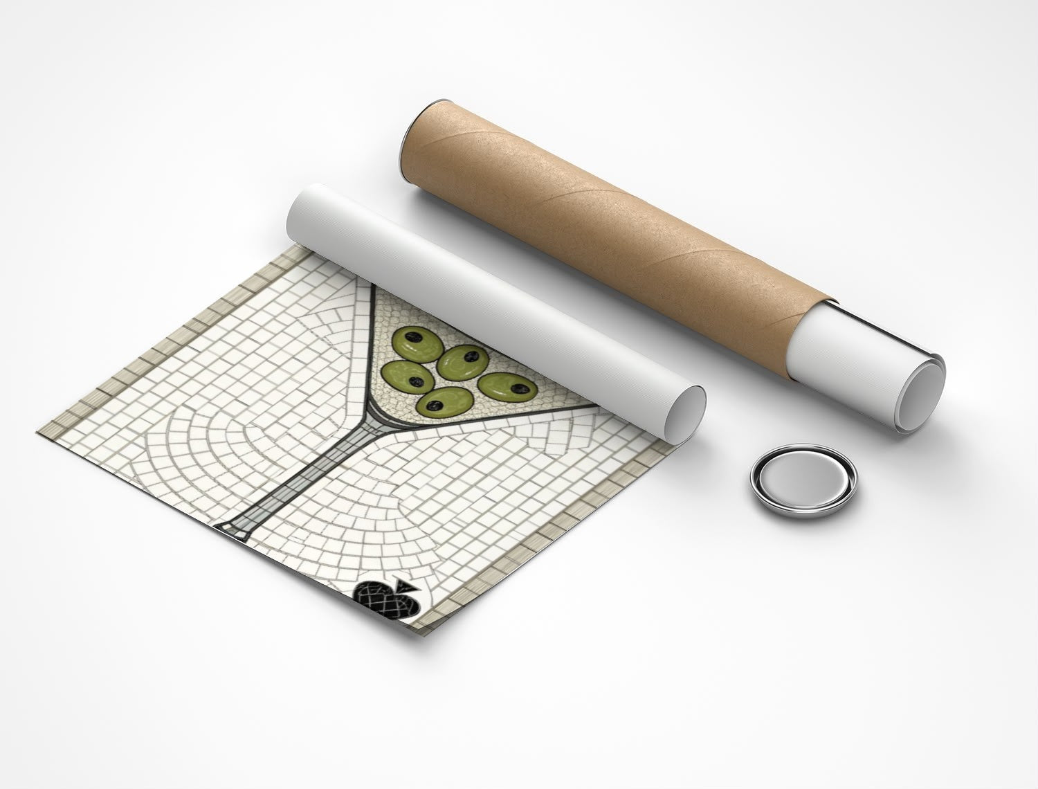 Rolled poster