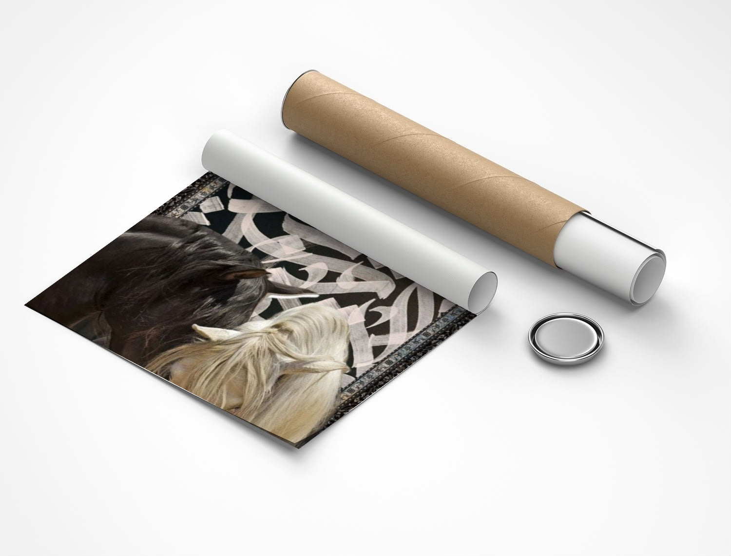 Rolled poster