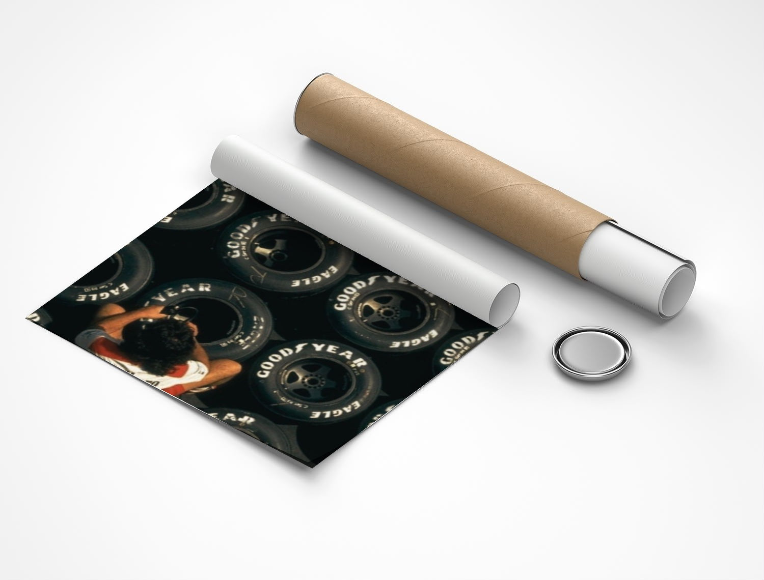 Rolled poster