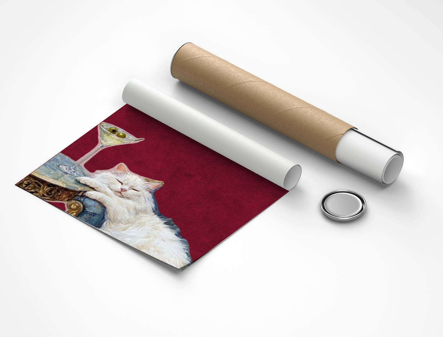 Rolled poster