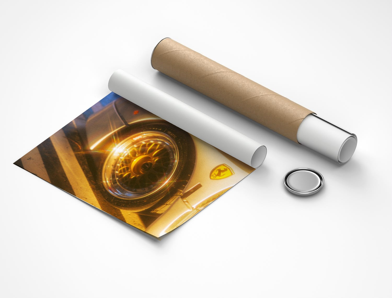Rolled poster