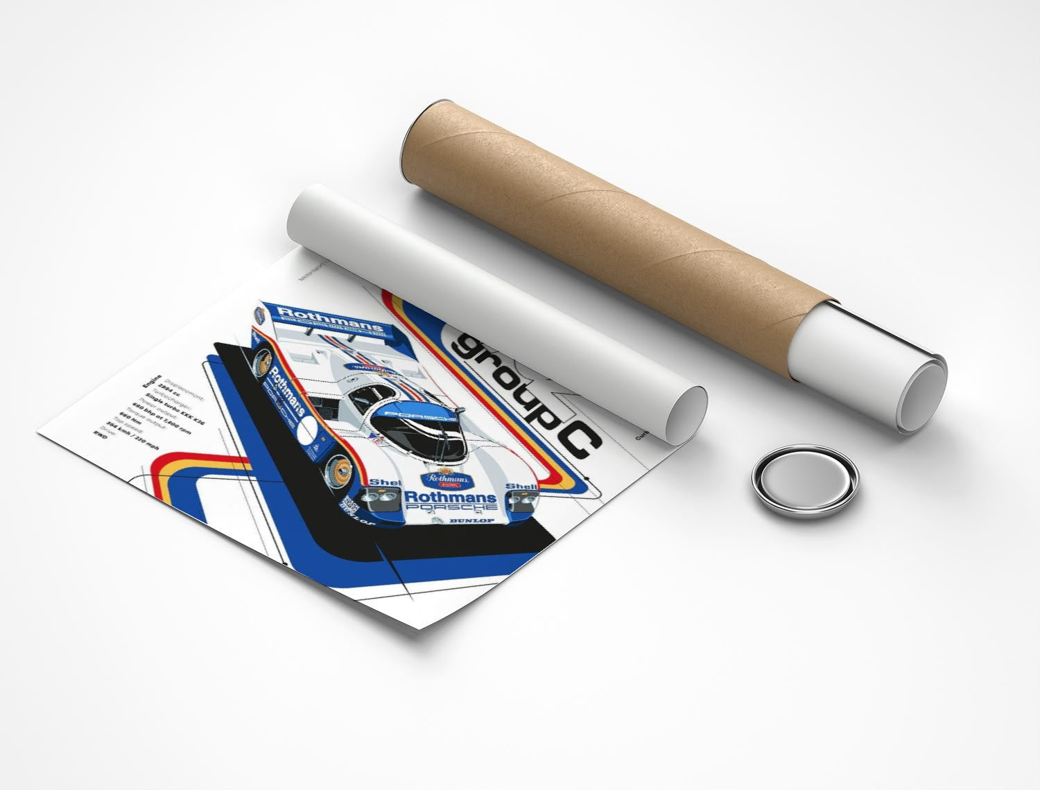 Rolled poster