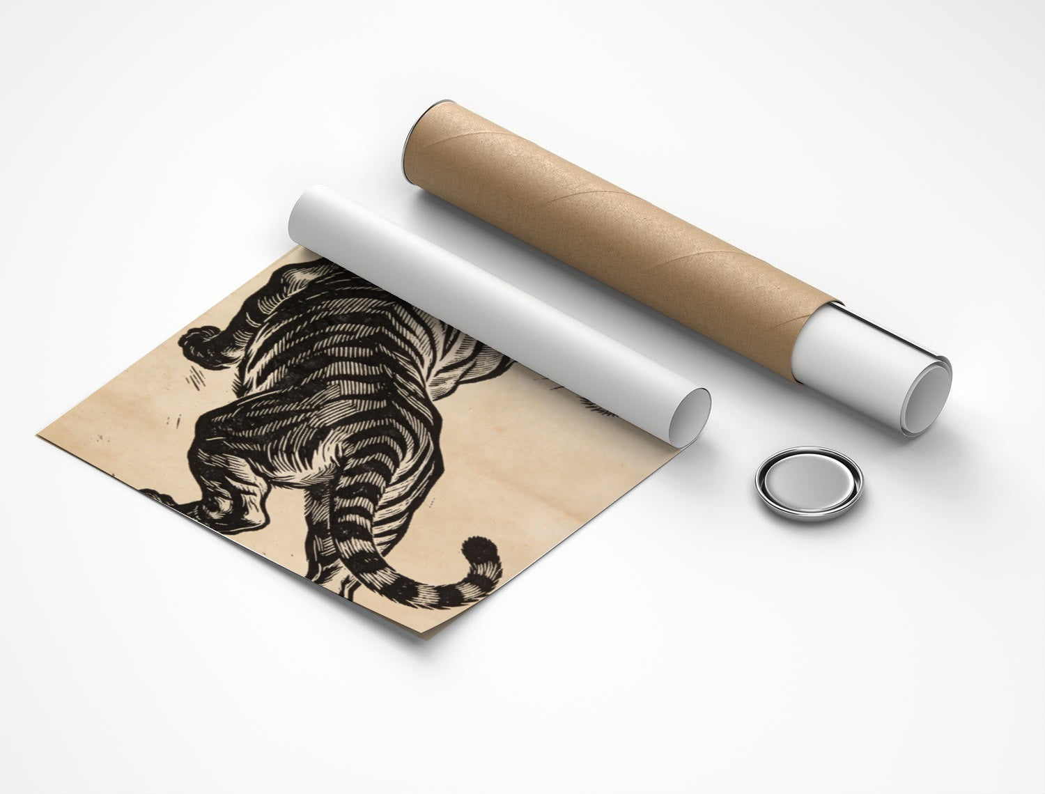 Rolled poster