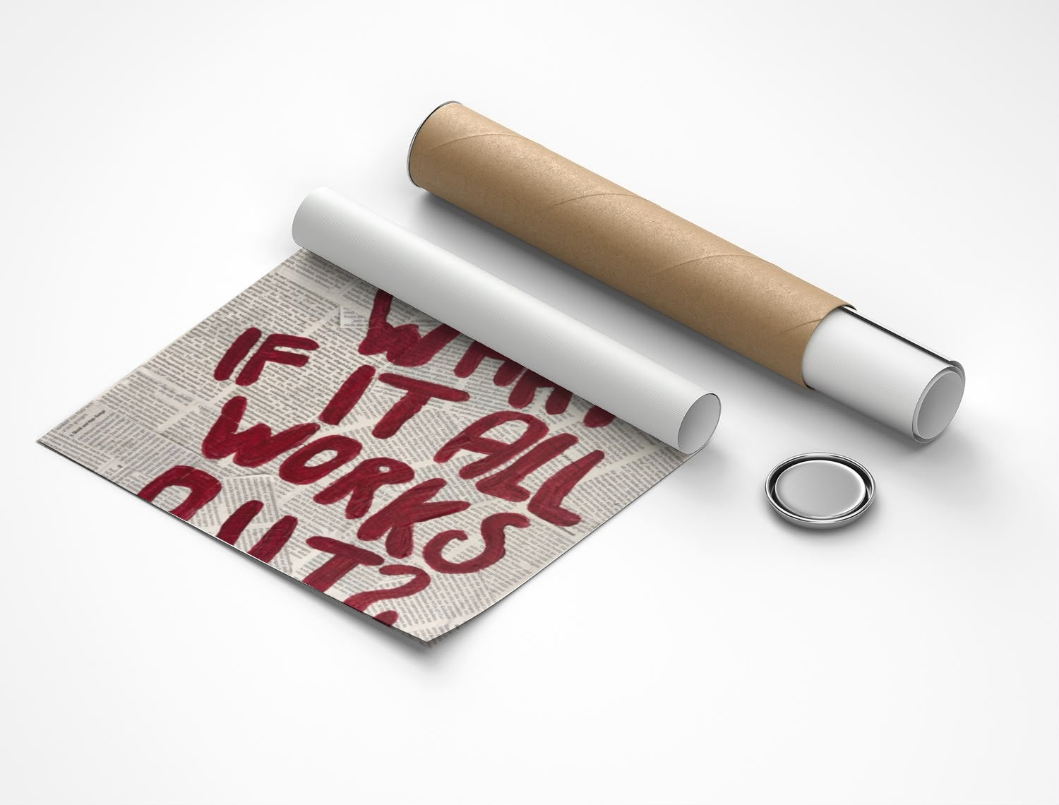 Rolled poster