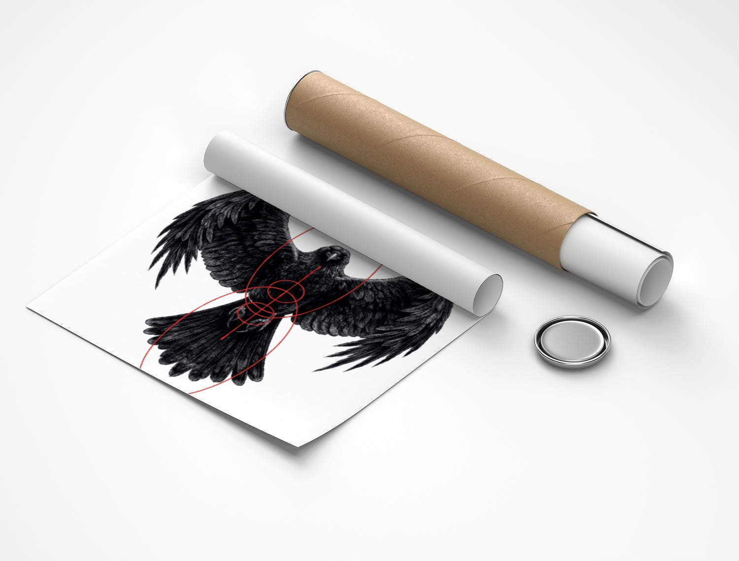 Rolled poster