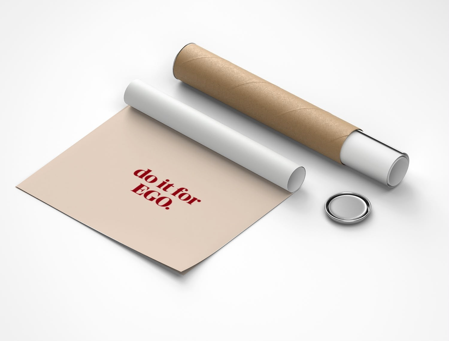 Rolled poster