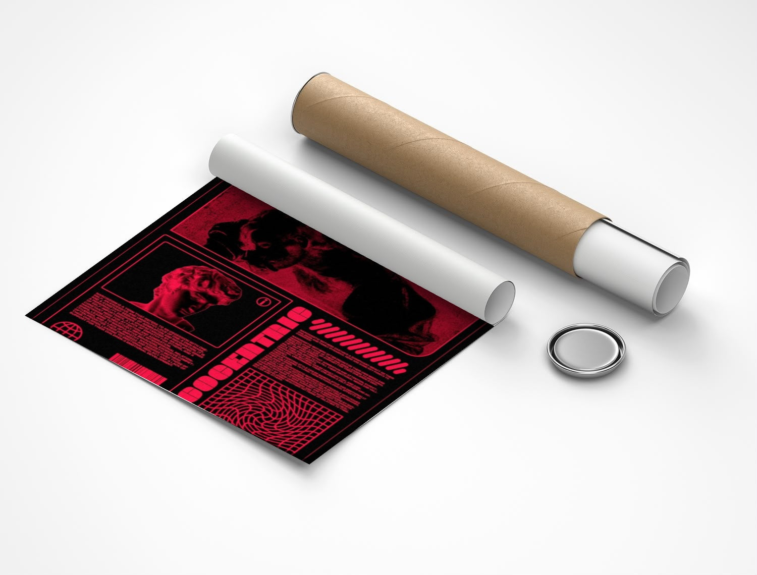 Rolled poster