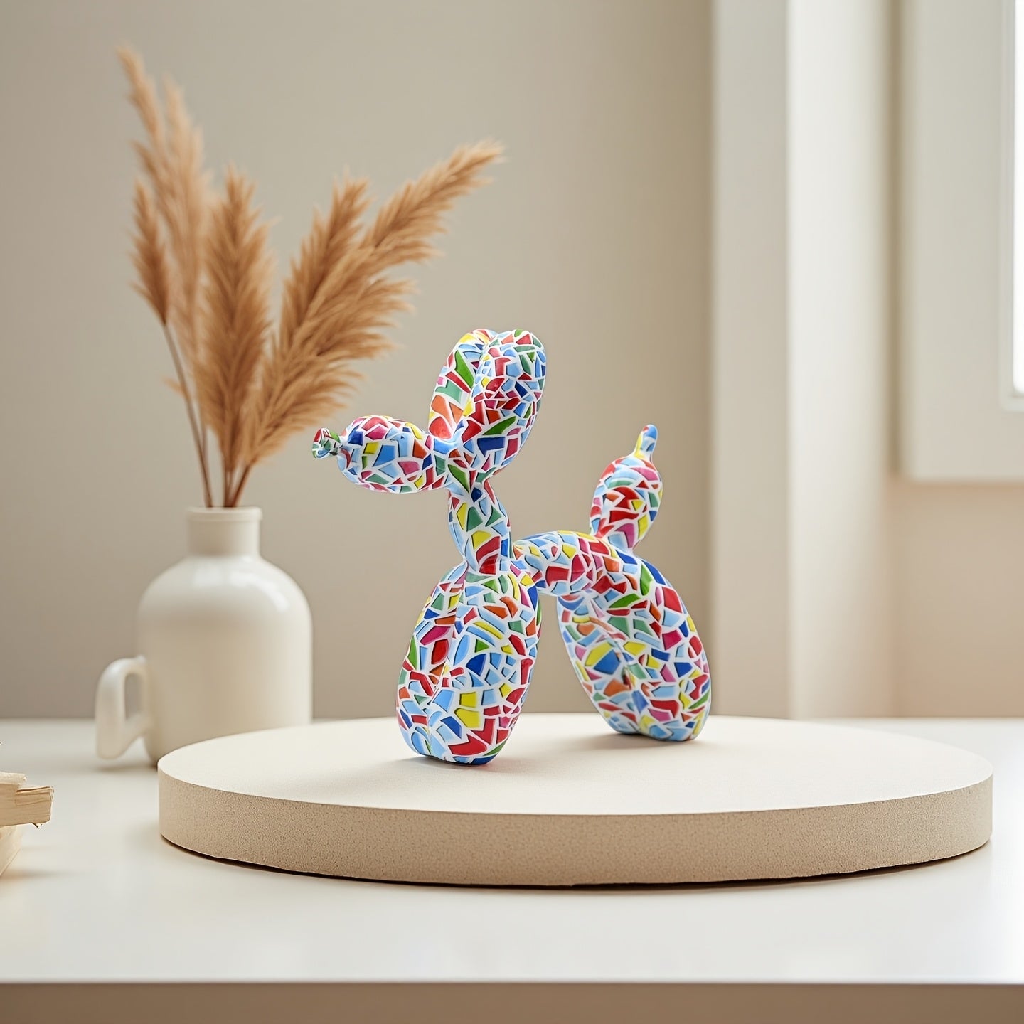 Tnessential Collectible Figurines 15.49cm Medium Colorful Mosaic Resin 3D Decor