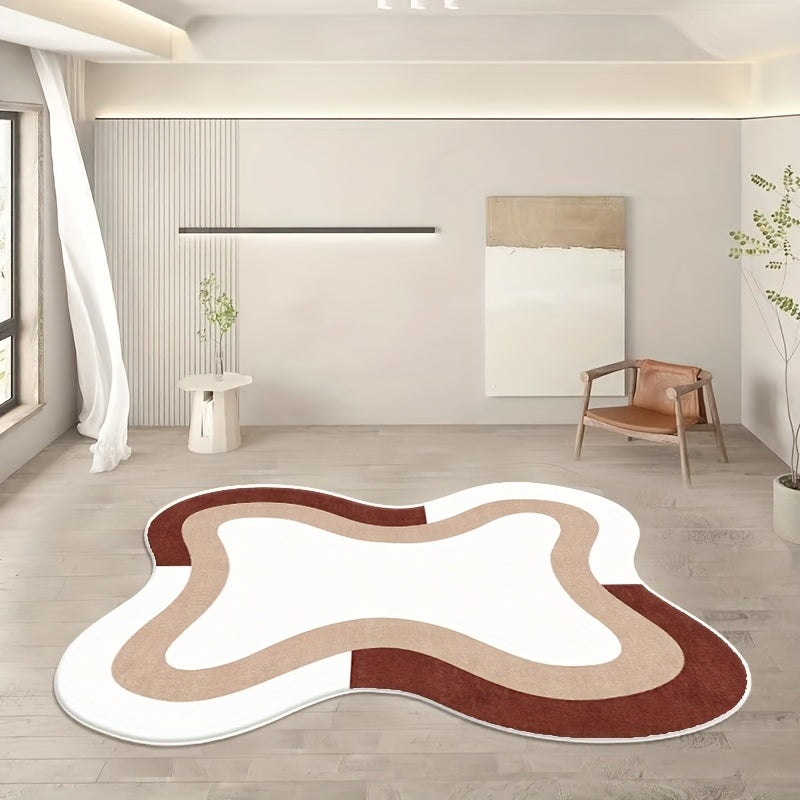 BROWN IRREGULAR 3 RUG view 3