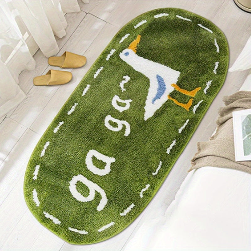 GREEN DUCK RUG view 4