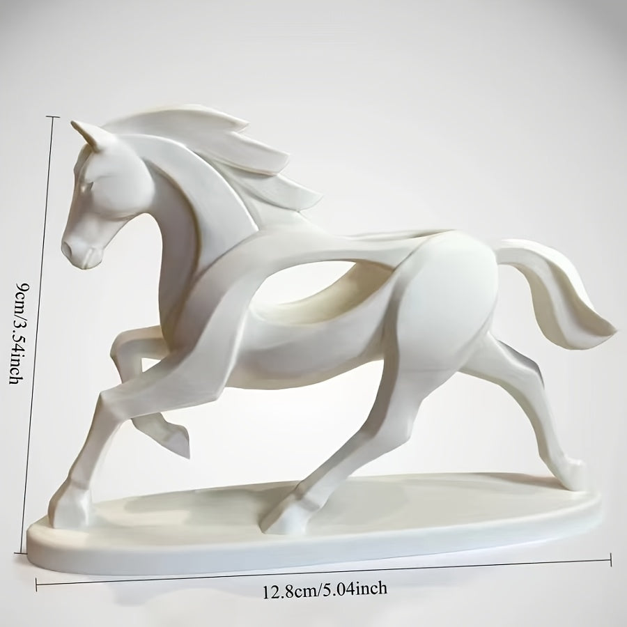 Tnessential Abstract Elegant Horse Sculpture 3D Decor