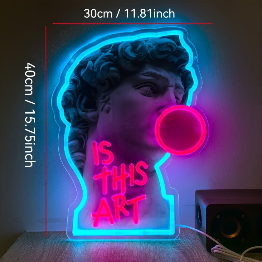 Tnessential Blowing Bubble David 3D Decor