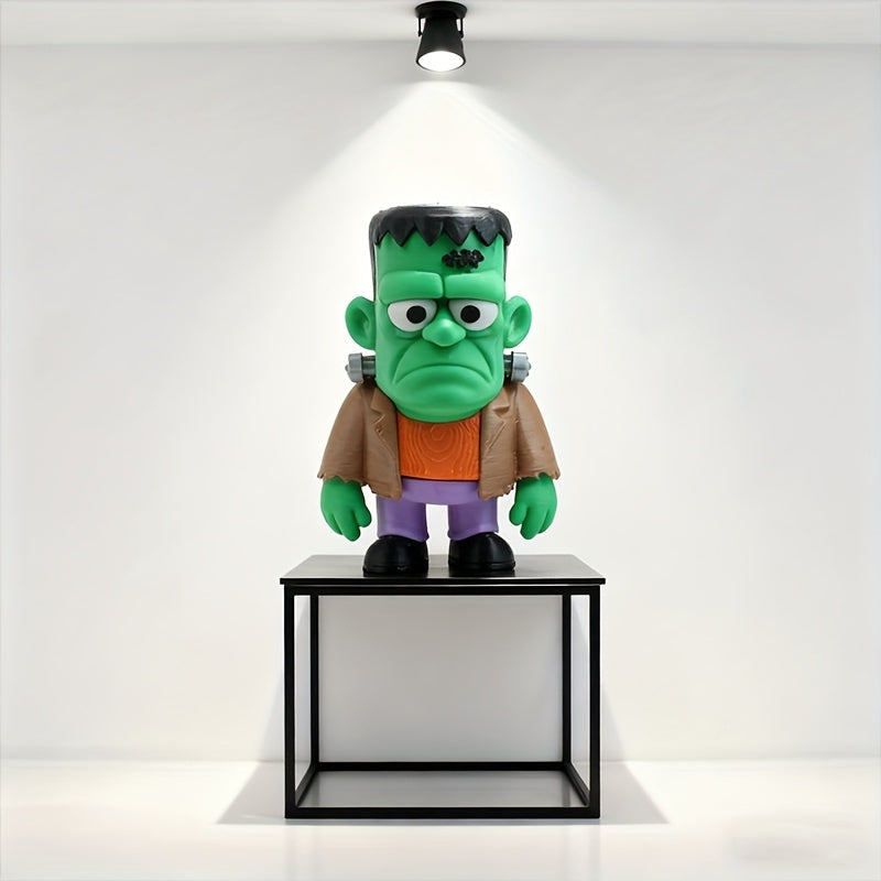 Tnessential Creative 3D Printed Green Men's Brown Jacket Statue 3D Decor