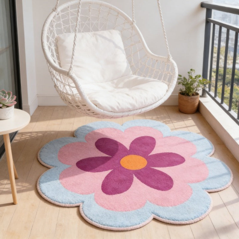 PINK FLOWER 2 RUG view 2