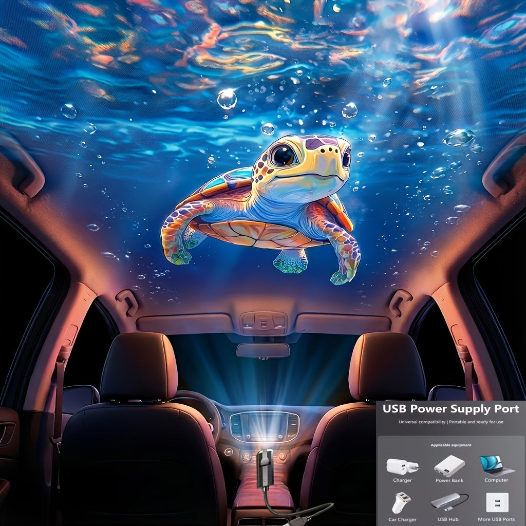 Tnessential Deep-sea Ocean Projection Light 3D Decor