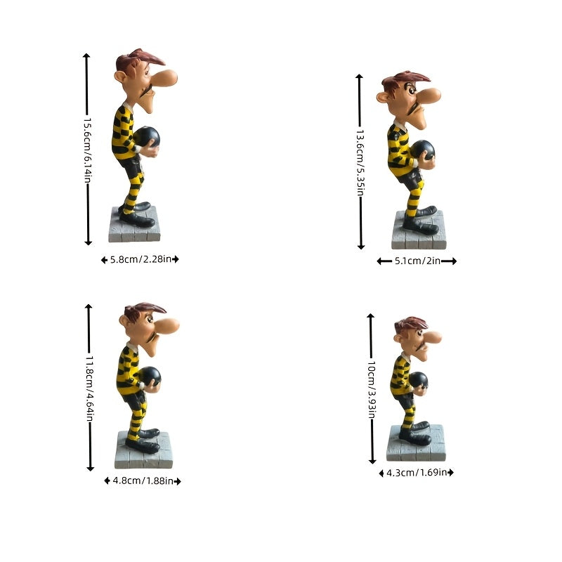 Tnessential Dalton Brothers Statue 4pcs Set 3D Decor
