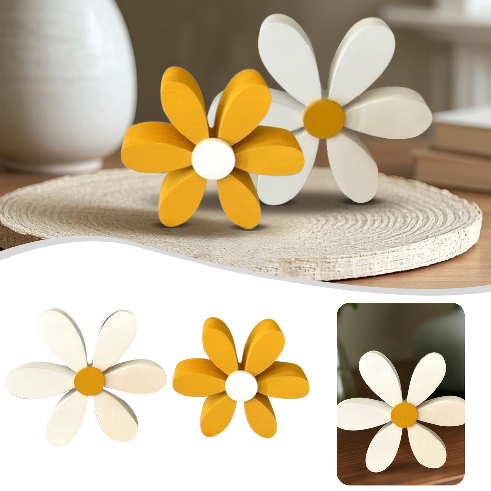 Tnessential Collectible Figurines 1 Set of Beehive Creative Yellow and 3D Decor