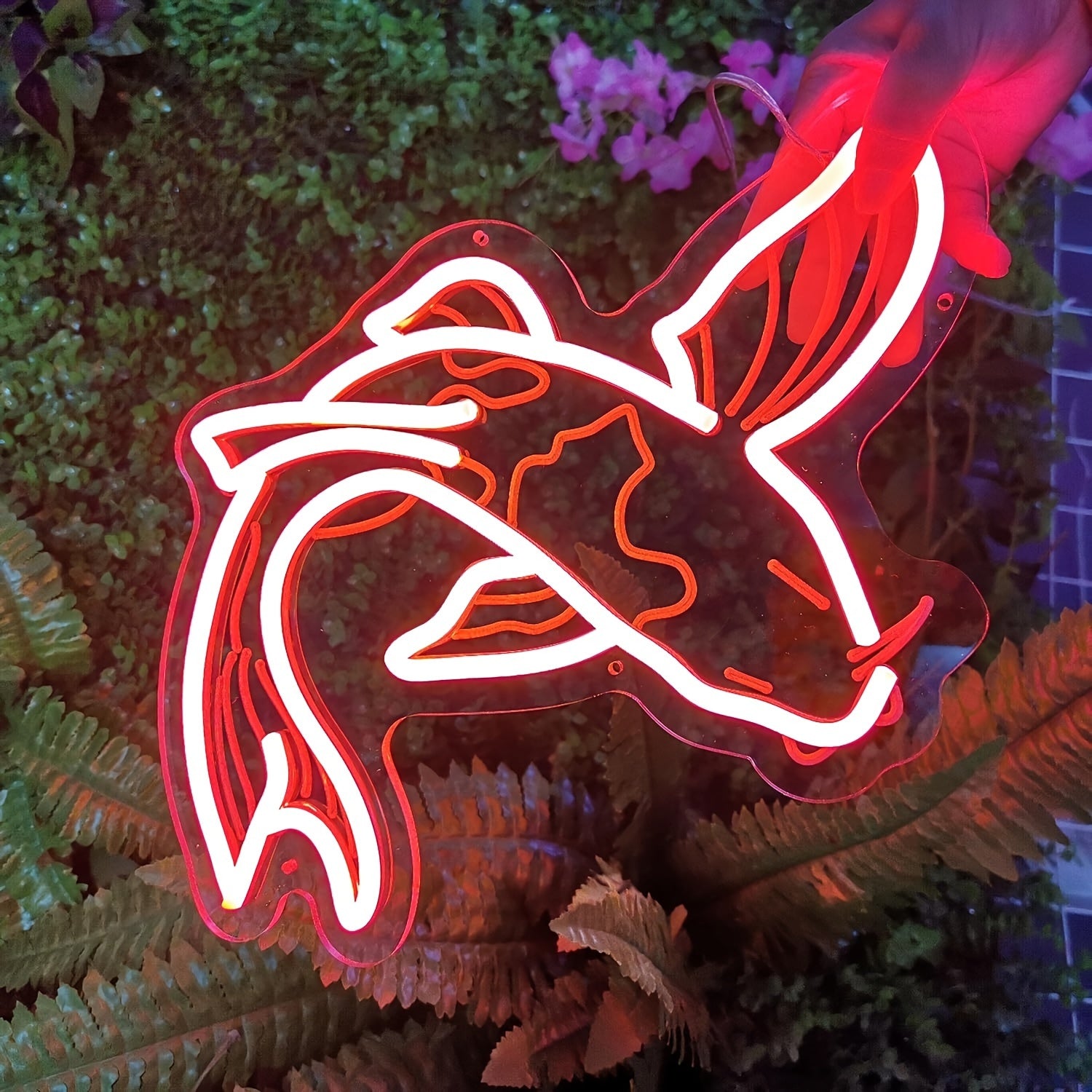 Tnessential Koi Fish Neon Sign 3D Decor