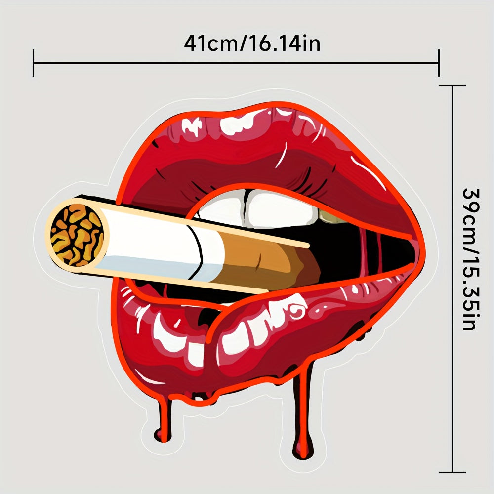 Tnessential Romantic Red Lips Neon Sign 3D Decor