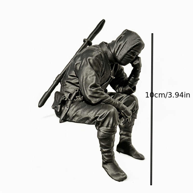 Tnessential Sad Ninja Figurine 3D Decor