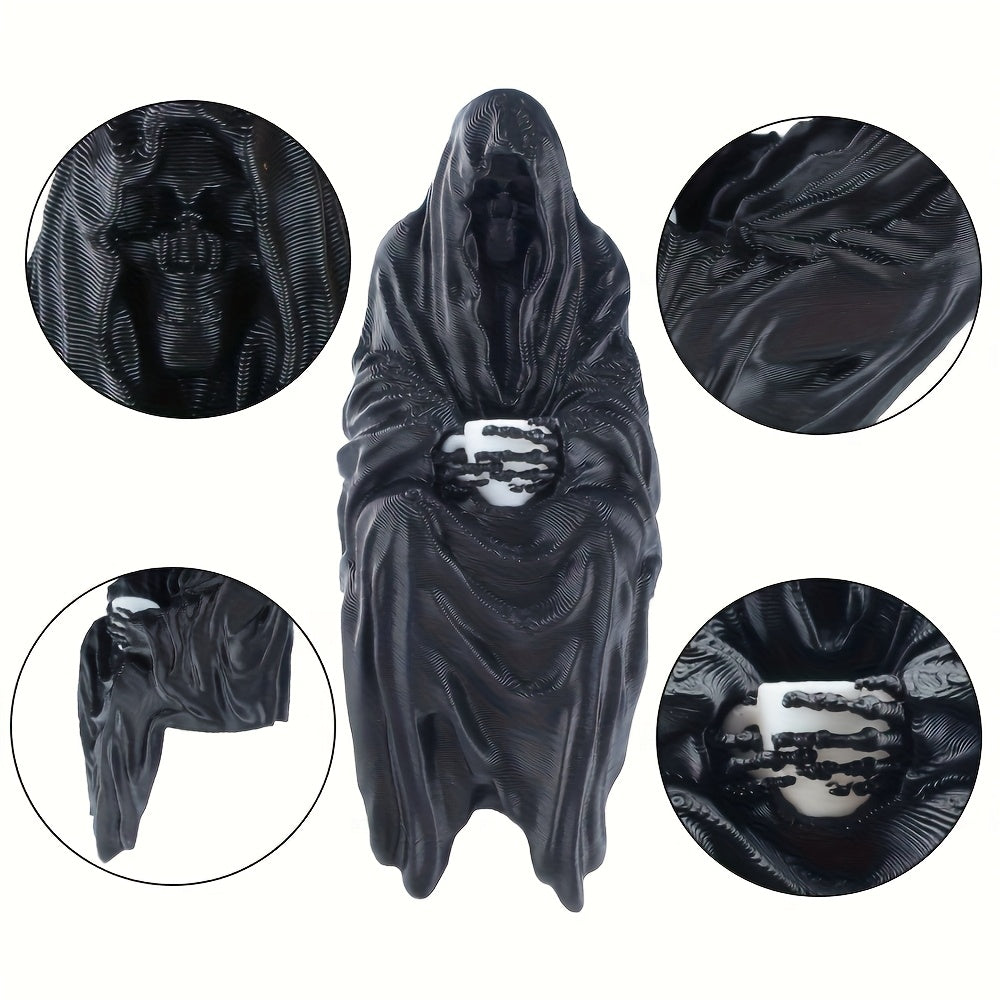 Tnessential D Printed Model of Black Hat Mysterious Person 3D Decor
