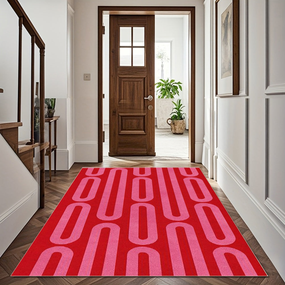 RED WAVE RUG view 5