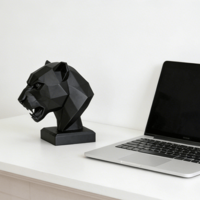 Tnessential Minimalist Geometric Cheetah Ornament 3D Decor