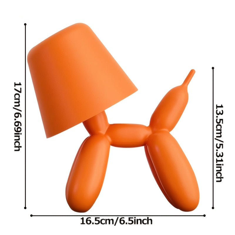 Tnessential Creative and Romantic Balloon Dog Table Lamp with Touch 3D Decor