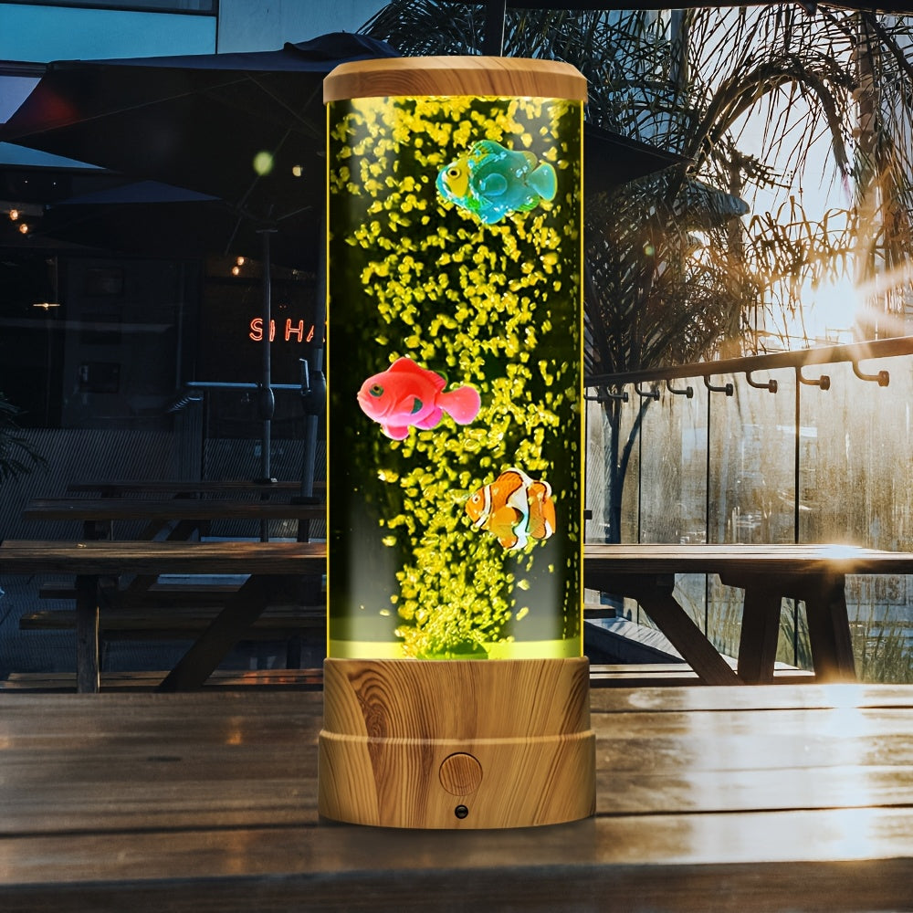Tnessential Bubble Fish Atmosphere Light Decorative Gift Lamp 3D Decor