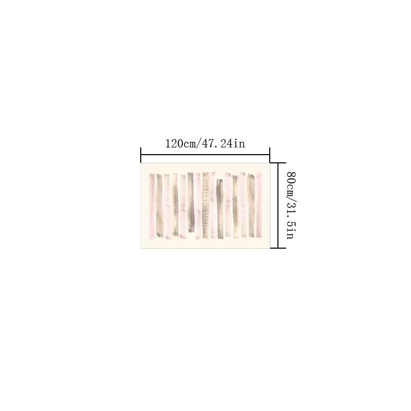 PINK STRIPED RUG view 5