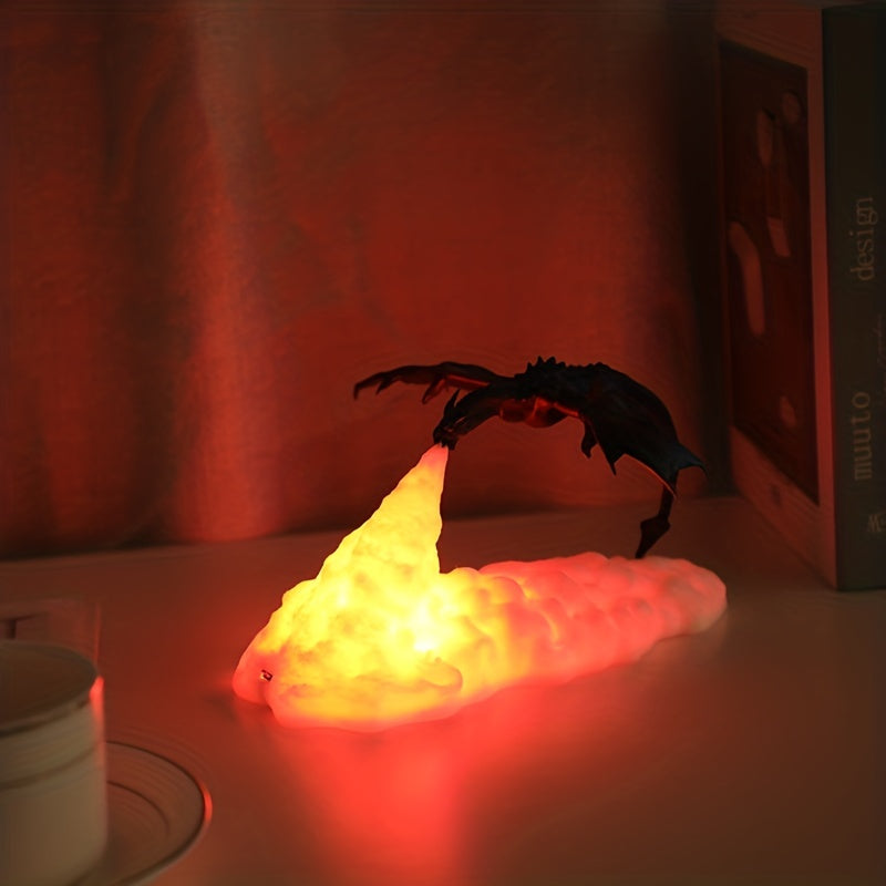 Tnessential Fire Dragon Lamps 3D Decor