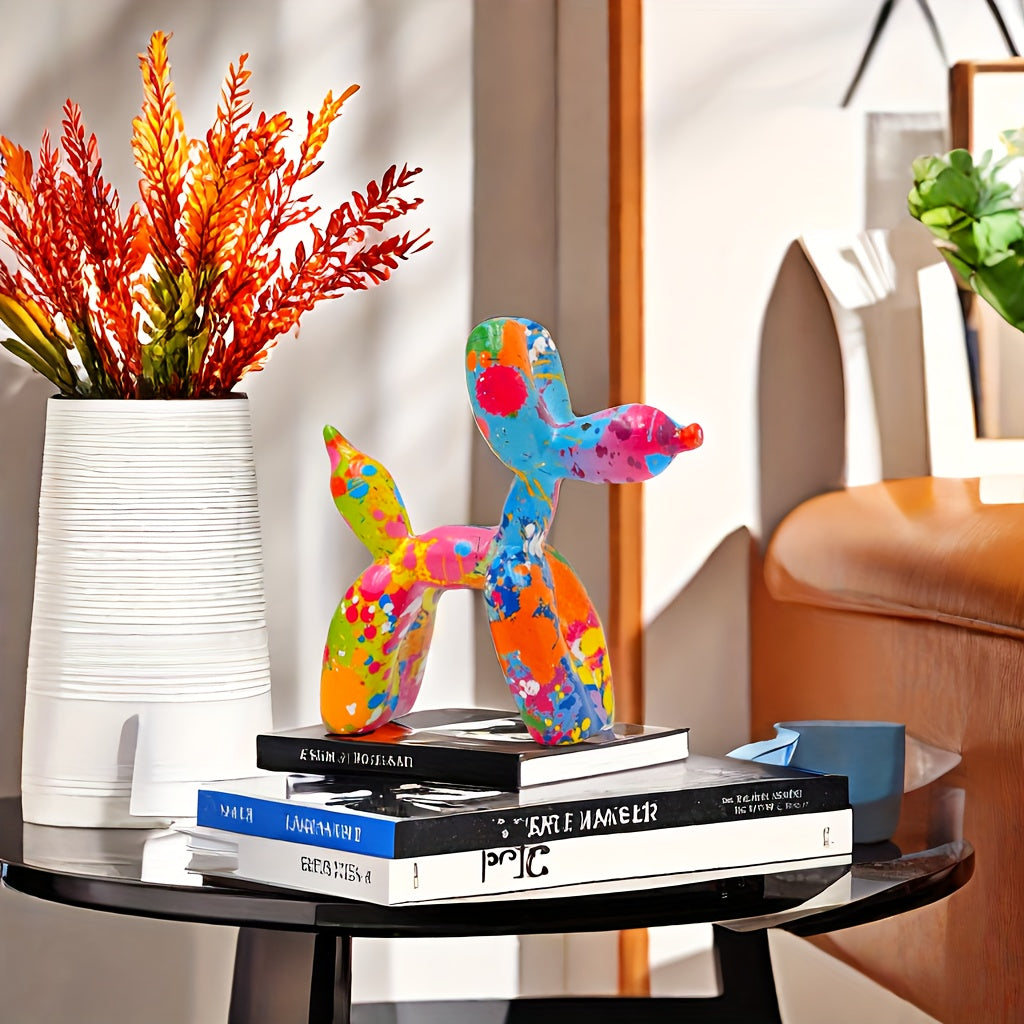 Tnessential Colorful Balloon Dog Table Decoration 3D Decor