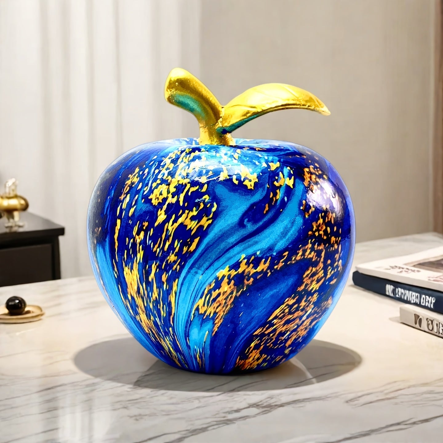 Tnessential Artistic Ornament Shaped Like an Apple 3D Decor