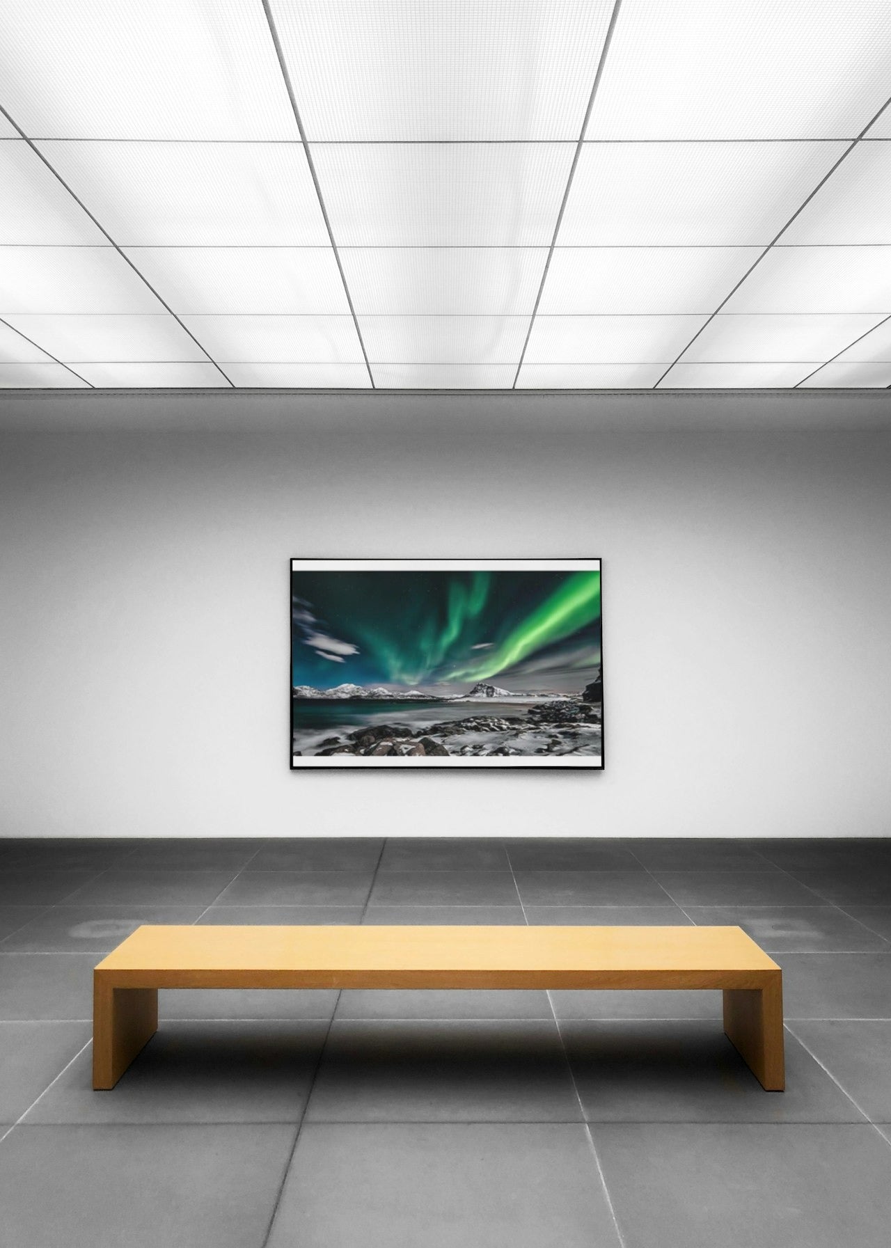 BEAUTIFUL NORDIC LIGHTS CANVAS POSTER